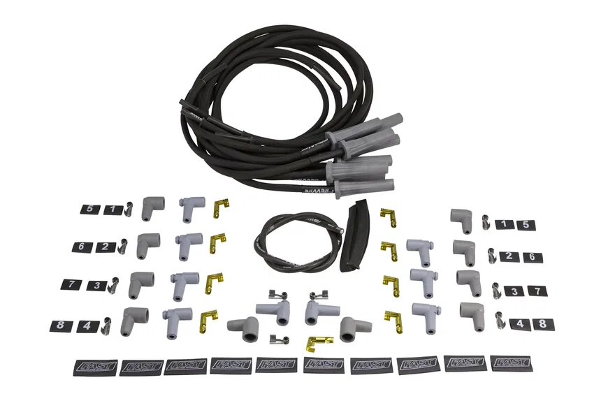 FAST 295-0081, Firewire 8 Cyl Cut-To-Fit Wireset Kit w/ Heat Sleeve