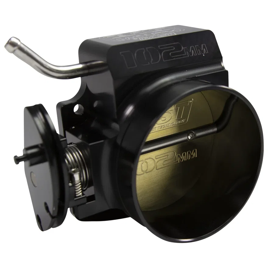 FAST 54106, Black Big Mouth Billet 102mm Big Mouth Throttle Body for GM LS w/o Sensors