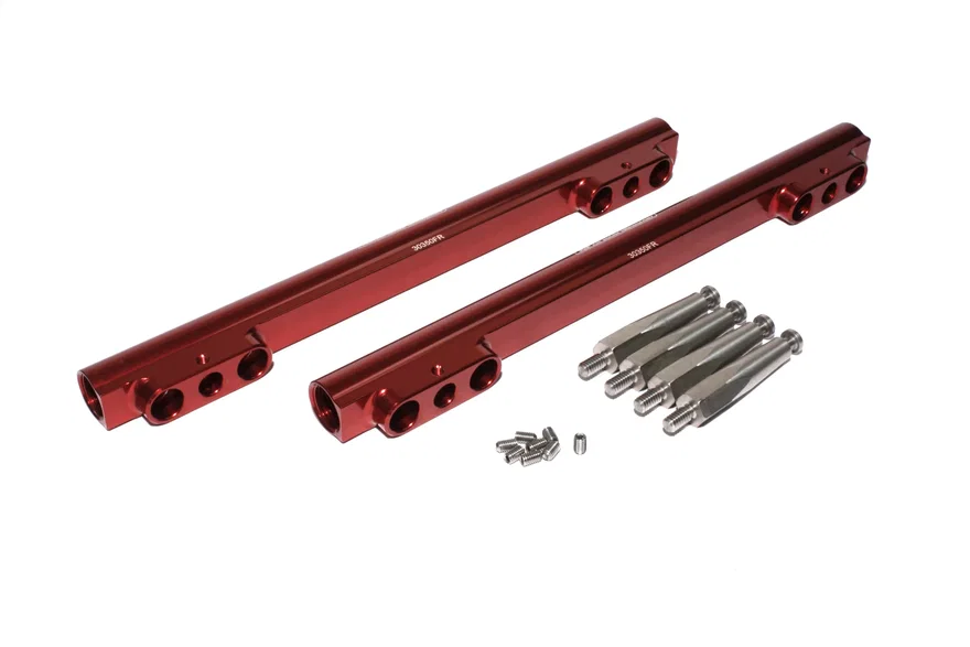 FAST 30350, Billet Fuel Rail Kit for EFI 4150 Flange Small Block Chevrolet Manifolds