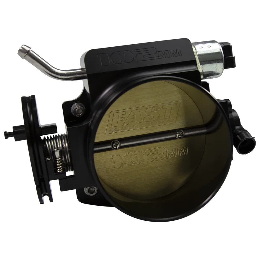 FAST 54107, Black Big Mouth Billet 102mm Big Mouth Throttle Body for GM LS w/ TPS and IAC