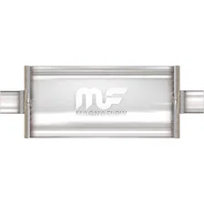 5 X 11in. Oval Straight-Through Performance Exhaust Muffler image 1