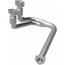 Front 2000-2003 Jeep Wrangler 4.0L California Grade CARB Compliant Direct-Fit Catalytic Converter image 3