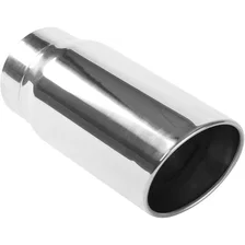 6in. Round Polished Exhaust Tip image 1