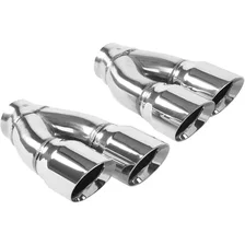 3in. Round Polished Exhaust Tip image 1