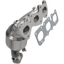 Rear 2013-2017 Hyundai Santa Fe 3.3L California Grade CARB Compliant Direct-Fit Manifold Catalytic Converter image 1