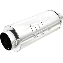 Street 6in. Round Straight-Through Performance Exhaust Muffler image 1