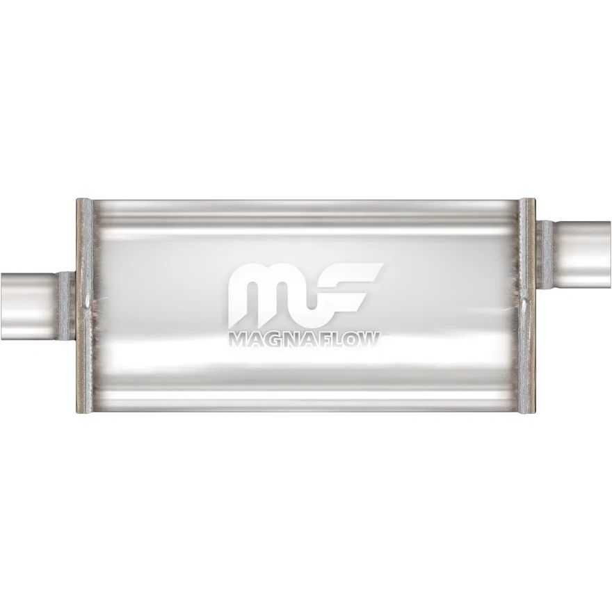 5 X 8in. Oval Straight-Through Performance Exhaust Muffler