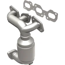 Front HM Grade Federal / EPA Compliant Direct-Fit Manifold Catalytic Converter image 1