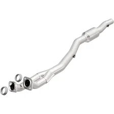 Left HM Grade Federal / EPA Compliant Direct-Fit Catalytic Converter for BMW image 1