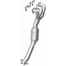 Front 2001-2006 BMW M3 3.2L | 2001-2002 BMW Z3 3.2L California Grade CARB Compliant Direct-Fit Manifold Catalytic Converter image 3