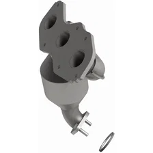 Front 2008-2013 Toyota Highlander 3.5L | 2007-2011 Toyota Sienna 3.5L OEM Grade Federal / EPA Compliant Direct-Fit Manifold Catalytic Converter image 4