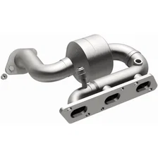 Rear 2004-2005 Ford Taurus 3.0L | 2004-2005 Mercury Sable 3.0L California Grade CARB Compliant Direct-Fit Manifold Catalytic Converter image 2