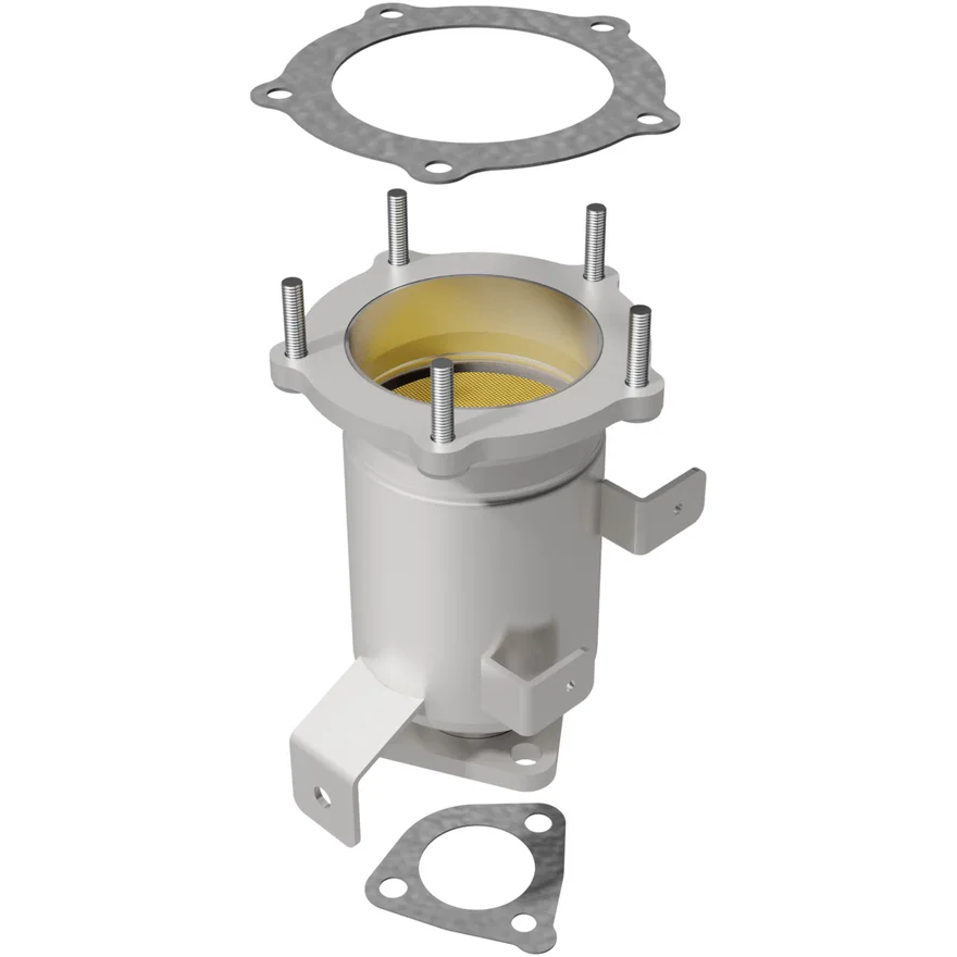 Front 2001-2003 Mazda Protege 2.0L | 2002-2003 Mazda Protege5 2.0L California Grade CARB Compliant Direct-Fit Catalytic Converter