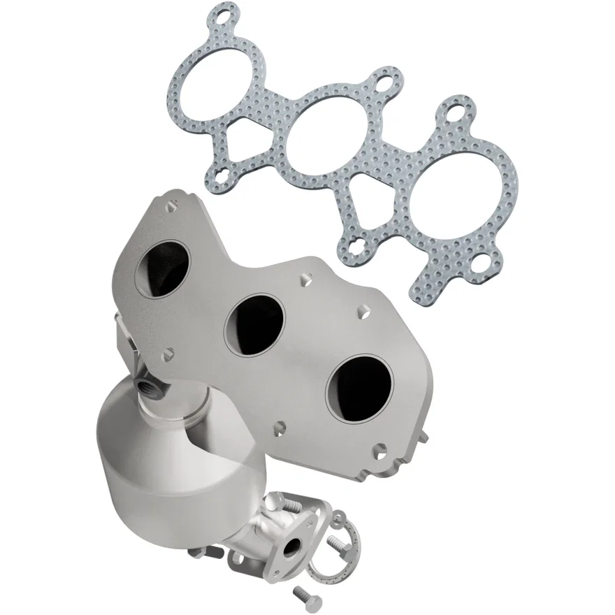 Rear 2010-2015 Lexus RX450h 3.5L | 2011-2016 Toyota Highlander 3.5L OEM Grade Federal / EPA Compliant Direct-Fit Manifold Catalytic Converter