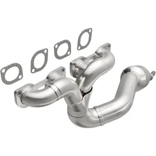 Left OEM Grade Federal / EPA Compliant Direct-Fit Manifold Catalytic Converter for BMW image 1