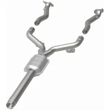 Rear 1996-1997 Lexus LS400 4.0L California Grade CARB Compliant Direct-Fit Catalytic Converter image 3