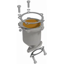 2003-2006 Hyundai Santa Fe 3.5L HM Grade Federal / EPA Compliant Direct-Fit Catalytic Converter image 4