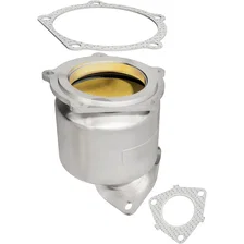 Front 2001-2006 Kia Optima 2.4L | 1999-2005 Hyundai Sonata 2.4L California Grade CARB Compliant Direct-Fit Catalytic Converter image 1