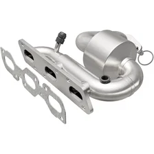 Rear 2004-2005 Ford Taurus 3.0L | 2004-2005 Mercury Sable 3.0L California Grade CARB Compliant Direct-Fit Manifold Catalytic Converter image 1