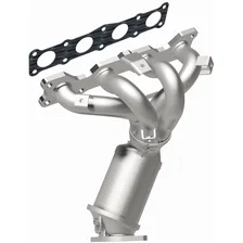 Front 2006 Kia Optima 2.4L California Grade CARB Compliant Direct-Fit Manifold Catalytic Converter image 3
