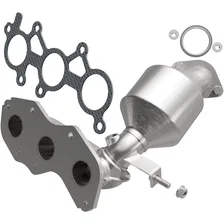Rear California Grade CARB Compliant Direct-Fit Manifold Catalytic Converter image 1