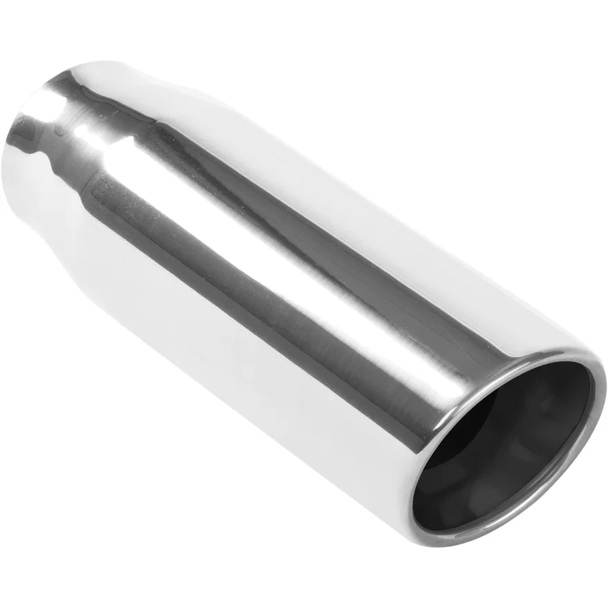 3.5in. Round Polished Exhaust Tip