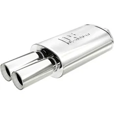 Street 5 X 8in. Oval Straight-Through Performance Exhaust Muffler image 1