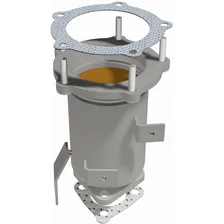 Front 1999-2001 Mazda Protege 1.6L California Grade CARB Compliant Direct-Fit Catalytic Converter image 4