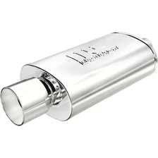 Street 5 X 8in. Oval Straight-Through Performance Exhaust Muffler image 1