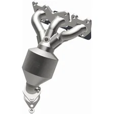 Rear 2007-2009 Hyundai Santa Fe 3.3L | 2007-2012 Hyundai Veracruz 3.8L OEM Grade Federal / EPA Compliant Direct-Fit Manifold Catalytic Converter image 2