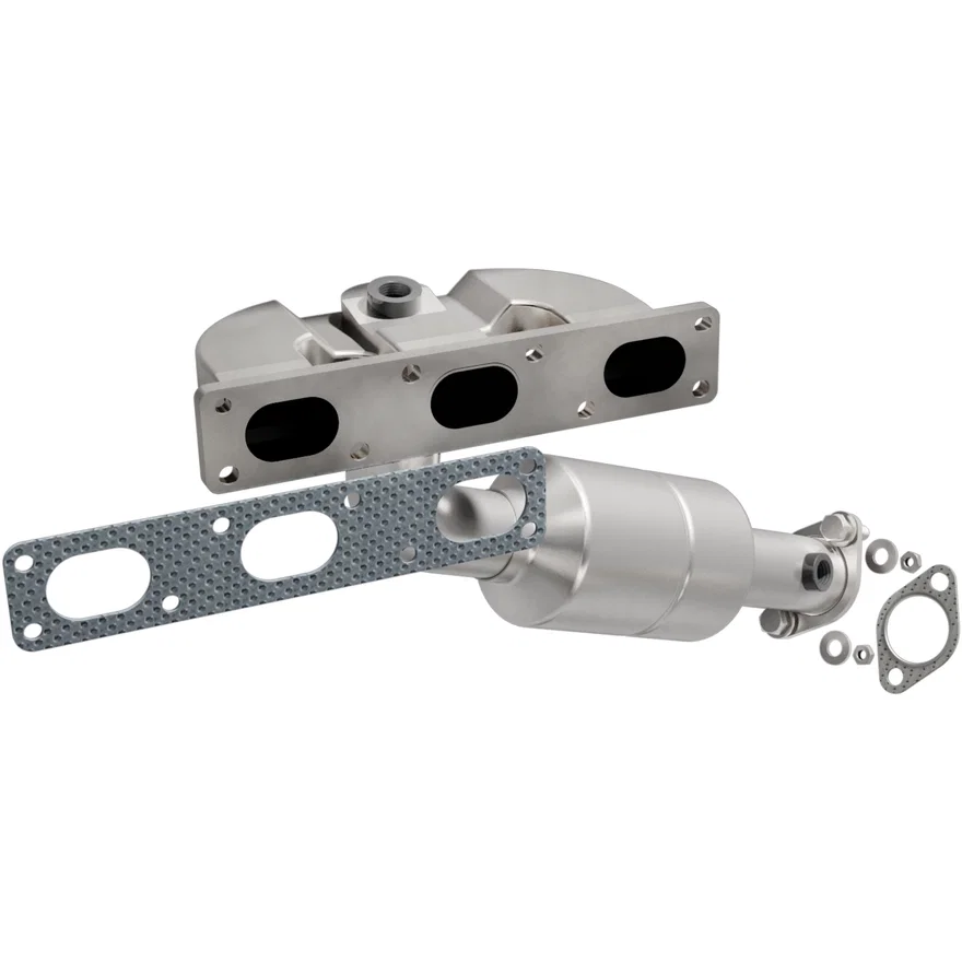 Rear 2004-2005 BMW 525i 2.5L | 2004-2005 BMW 530i 3.0L OEM Grade Federal / EPA Compliant Direct-Fit Manifold Catalytic Converter