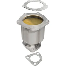 Front 1998-2001 Kia Sephia 1.8L | 2000-2001 Kia Spectra 1.8L OEM Grade Federal / EPA Compliant Direct-Fit Catalytic Converter image 1