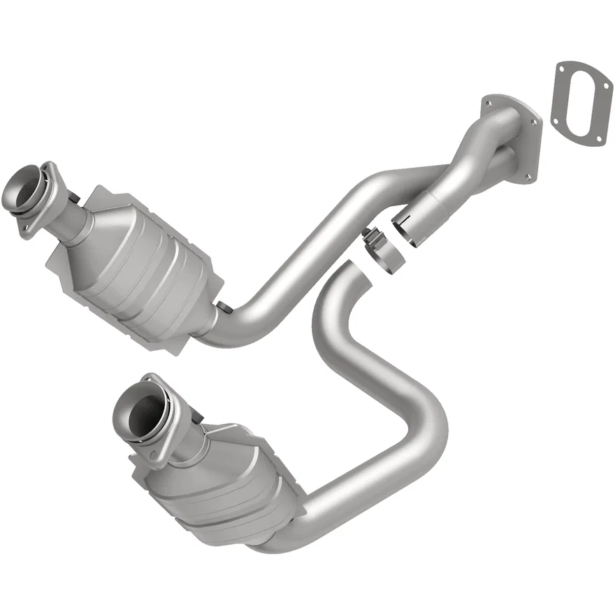 Front HM Grade Federal / EPA Compliant Direct-Fit Catalytic Converter for Ford