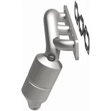 Front OEM Grade Federal / EPA Compliant Direct-Fit Manifold Catalytic Converter image 4