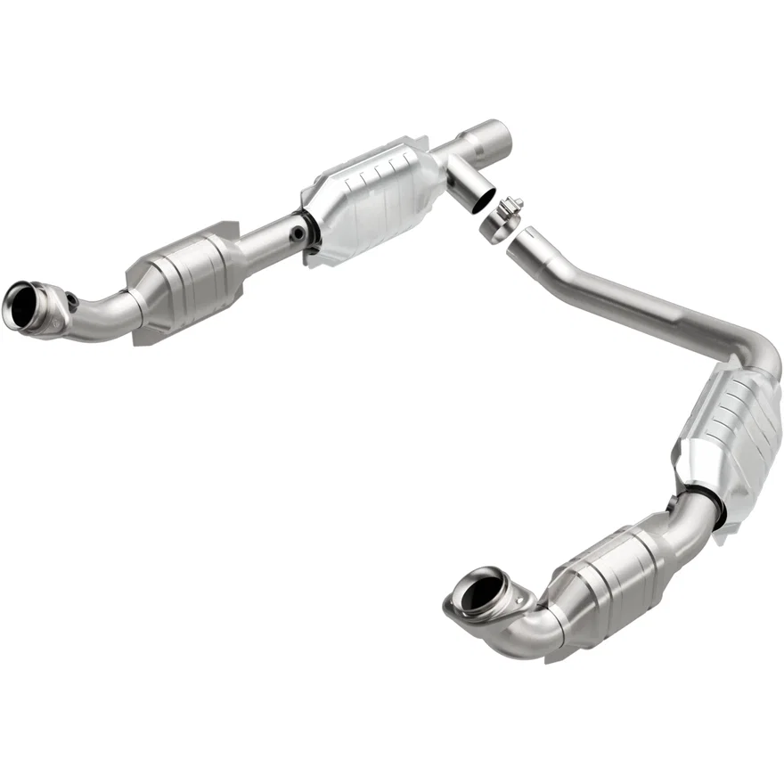Front OEM Grade Federal / EPA Compliant Direct-Fit Catalytic Converter for Ford