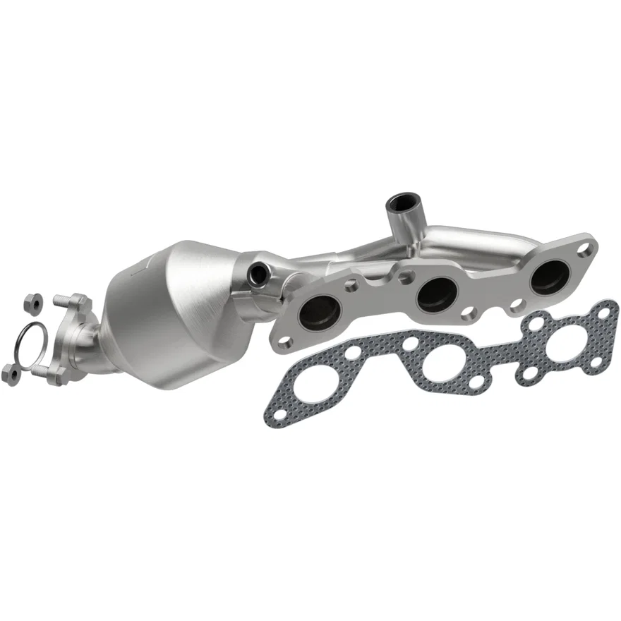 Left 2002-2004 Nissan Frontier 3.3L | 2002-2004 Nissan Xterra 3.3L OEM Grade Federal / EPA Compliant Direct-Fit Manifold Catalytic Converter