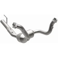 Front 2002-2004 Jeep Grand Cherokee 4.7L California Grade CARB Compliant Direct-Fit Catalytic Converter image 2