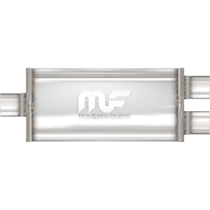 5 X 11in. Oval Straight-Through Performance Exhaust Muffler