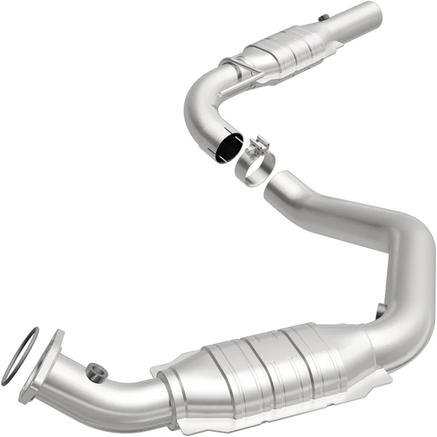Left California Grade CARB Compliant Direct-Fit Catalytic Converter