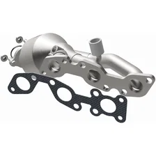 Left 2002-2004 Nissan Frontier 3.3L | 2002-2004 Nissan Xterra 3.3L OEM Grade Federal / EPA Compliant Direct-Fit Manifold Catalytic Converter image 4