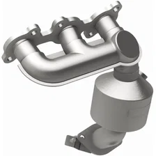 Front California Grade CARB Compliant Direct-Fit Manifold Catalytic Converter image 2