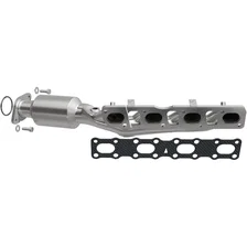 Left 2004-2006 Nissan TITAN 5.6L California Grade CARB Compliant Direct-Fit Manifold Catalytic Converter image 1