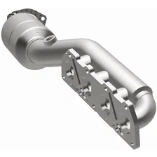Left 2002-2004 Volkswagen Passat 4.0L OEM Grade Federal / EPA Compliant Direct-Fit Manifold Catalytic Converter image 2