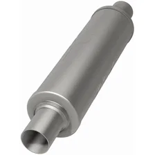 7in. Round Straight-Through Performance Exhaust Muffler image 3