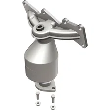 Front HM Grade Federal / EPA Compliant Direct-Fit Manifold Catalytic Converter image 1