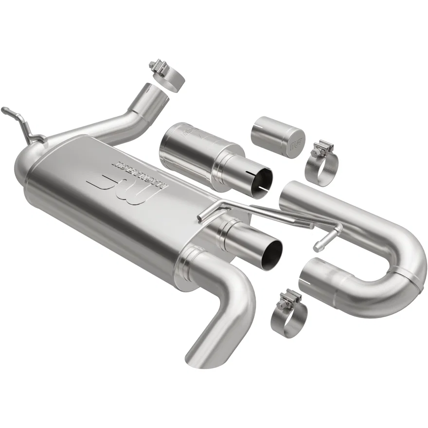 MagnaFlow Exhaust Products 19668, ® Overland Series™ Axle Back Performance Exhaust System for Jeep