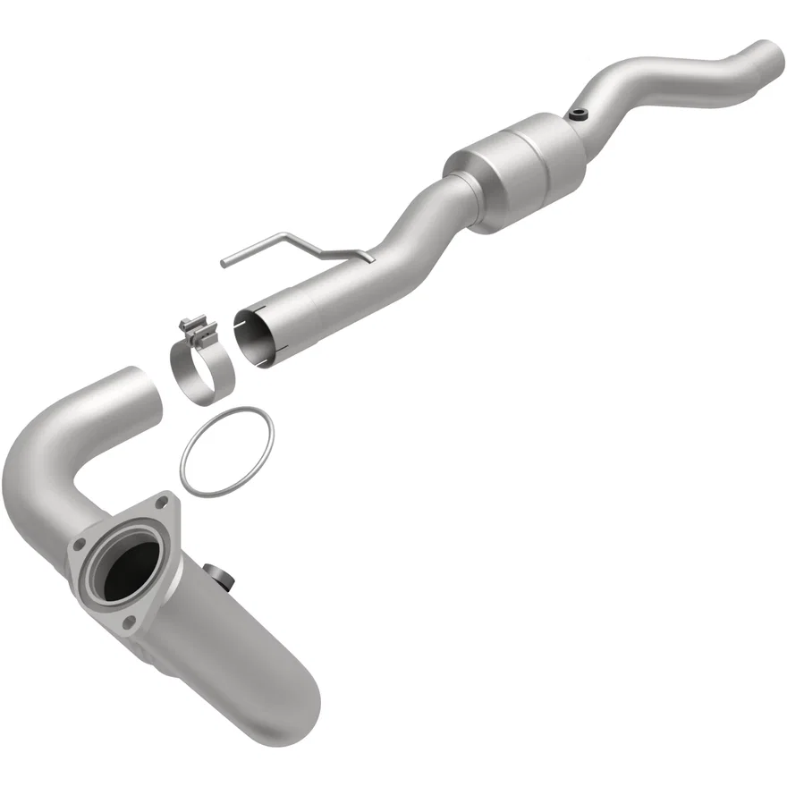 Left California Grade CARB Compliant Direct-Fit Catalytic Converter