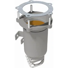 Front 1999-2001 Mazda Protege 1.6L California Grade CARB Compliant Direct-Fit Catalytic Converter image 3