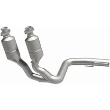 Front 2001-2004 Jeep Grand Cherokee 4.0L California Grade CARB Compliant Direct-Fit Catalytic Converter image 4