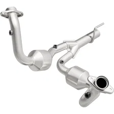 Front 2002-2004 Jeep Grand Cherokee 4.7L California Grade CARB Compliant Direct-Fit Catalytic Converter image 1